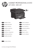HP LaserJet Pro M1217nfw Multifunction Printer series Installatie gids