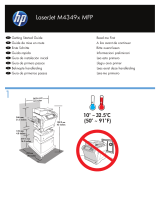 HP LaserJet M4349 Multifunction Printer series Handleiding
