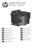 HP LaserJet Pro M1536 Multifunction Printer series Installatie gids