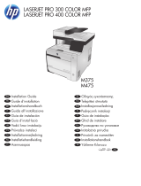 HP LaserJet Pro 400 color MFP M475 Installatie gids
