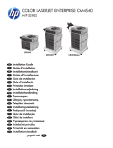 HP Color LaserJet Enterprise CM4540 MFP series Installatie gids