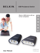Belkin SWITCH POUR PÉRIPHÉRIQUES USB 4X1 #F1U401EA de handleiding