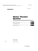Sony HT-K250 de handleiding
