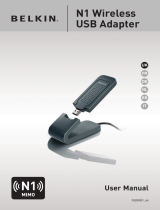 Belkin ADAPTATEUR USB SANS FIL N1 #F5D8051FR de handleiding