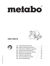 Metabo HWA 5500 M Handleiding