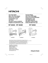 Hitachi NT65GS - 2-1-2" 16 Gauge Gas Powered Straight Finish Nailer de handleiding