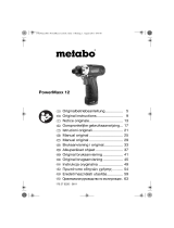 Metabo POWERMAXX12 de handleiding