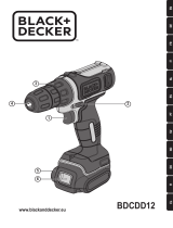 Black & Decker Akku-Bohrschrauber 10,8V Li-Ion BDCDD12KB de handleiding