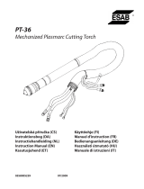 ESAB PT-36 Mechanized Plasmarc Cutting Torch Handleiding