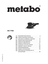 Metabo ES 7700 Handleiding