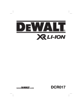 DeWalt DCR017 Handleiding