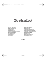 Technics SE-R1-EB de handleiding