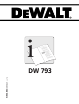 DeWalt DW793 T 1 de handleiding