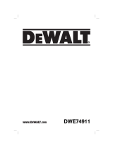 DeWalt DWE74911 Handleiding