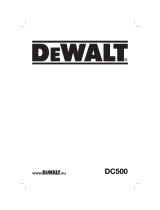 DeWalt DC500 Handleiding