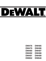 DeWalt DW852 T 4 de handleiding