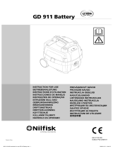 Nilfisk GD 911 Battery de handleiding
