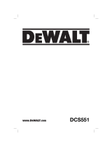 DeWalt DCS551 Handleiding