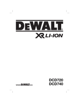 DeWalt DCD740 de handleiding
