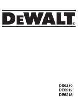 DeWalt DE6215 Handleiding