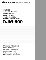 Pioneer djm 600 dj mixer 5 kanaals de handleiding