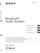 Sony MEX-BT2700 de handleiding