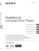 Sony CDX-MR60UI de handleiding