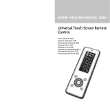 Universal Remote Control HOME THEATRE MASTER 1000 Handleiding