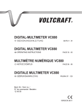 VOLTCRAFT VC880 Operating Instructions Manual