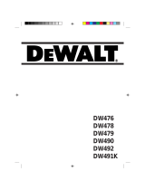DeWalt DW478 Handleiding