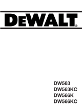 DeWalt DW566K Handleiding