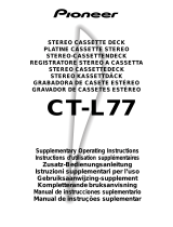 Pioneer CT-L77 Handleiding