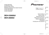Pioneer DEH-X3600UI Handleiding