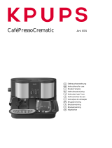 Krups F874 Espressomaschine Handleiding