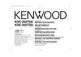 Kenwood KDC-2027SG Handleiding