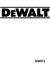 DeWalt DW071K Handleiding