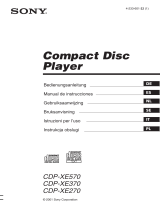 Sony cdp xe270 s de handleiding
