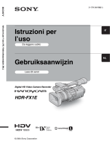 Sony HDR-FX1E de handleiding