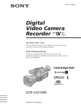 Sony DCR-VX2100E Handleiding