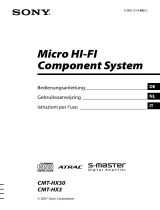 Sony CMT-HX30 de handleiding