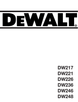 DeWalt DW236 Handleiding
