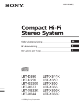 Sony LBT-XB33 de handleiding