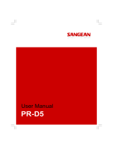 Sangean PR-D5 de handleiding