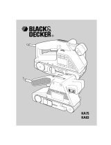 Black & Decker ka 75 e Handleiding