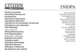 Citizen 350DPA Handleiding