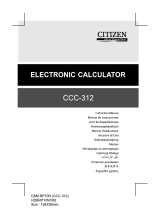 Citizen CCC-312 Handleiding
