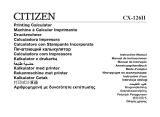Citizen CX-126IICE Handleiding