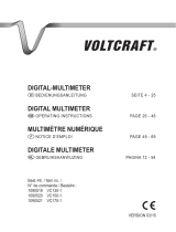 VOLTCRAFT VC170-1 Digital-, DMM, 2000 counts Operating Instructions Manual
