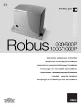 Nice Robus 1000 Instructions And Warnings