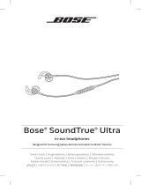 Bose SoundTrue® Ultra in-ear headphones – Samsung and Android™ devices Snelstartgids